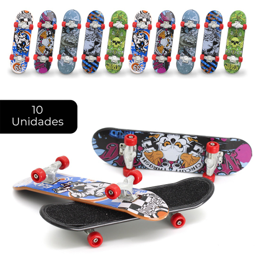 Skate Dedo Profissional De Madeira Com Rolamento Fingerboard