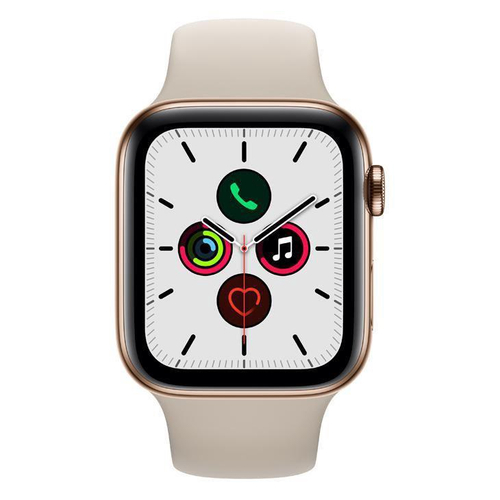 Apple Watch Series 6 44mm Caixa Dourada e Pulseira Areia-rosa Esportiva em  Promoção na Americanas