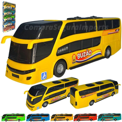 O brinquedo do ônibus escolar morre veículos moldados amarelo