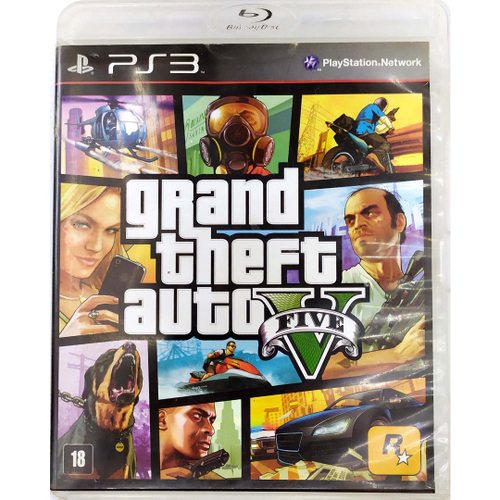 Jogo Grand Theft Auto V - PS3