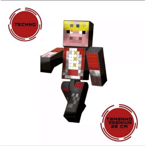 Boneco Streamers - George - Minecraft - Algazarra 3.03.1200