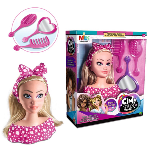 Boneca Para Pentear E Maquiar Busto Brinquedo De Menina em Promoção na  Americanas