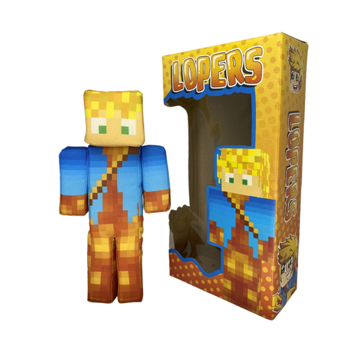 Boneco Lopers r Minecraft - 25cm - Algazarra - Boneco