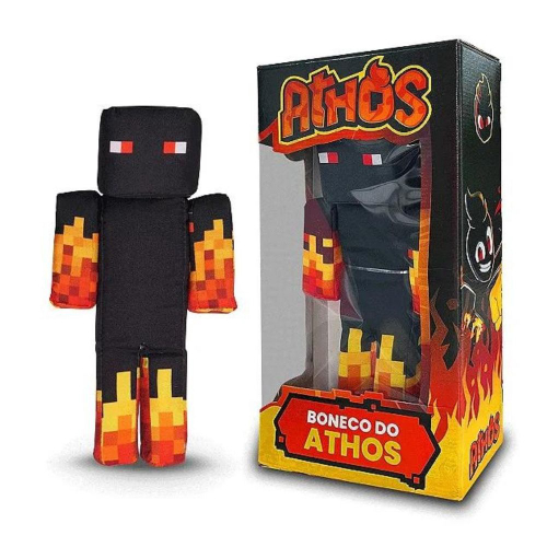 Boneco Athos 35cm - Minecraft