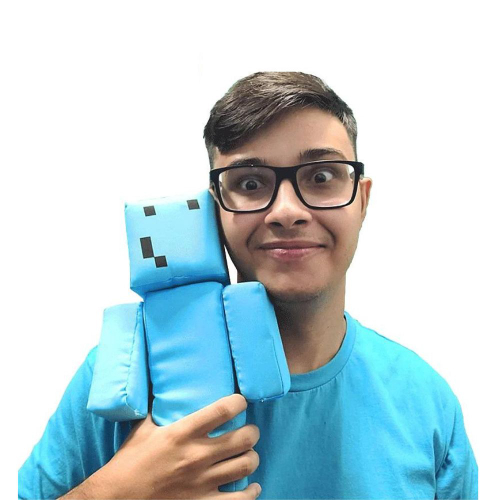 Boneco Athos Minecraft Streamers 35 Cm Jogo Lançamento 2023 - LOJAS RENASCER