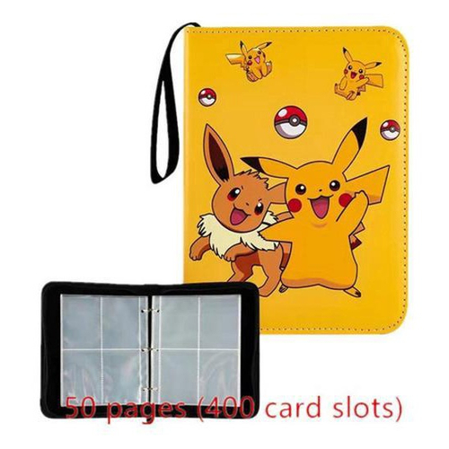 Porta 400 Cards Pokémon Charizard Album Fichario Com Ziper