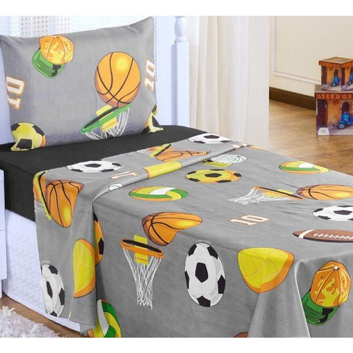 Feelyou Lençóis de cama de bola de futebol para água e fogo, jogo de cama  para crianças, tema esportivo descolado, roupa de cama com elástico, jogo  de cama, 1 lençol com 2