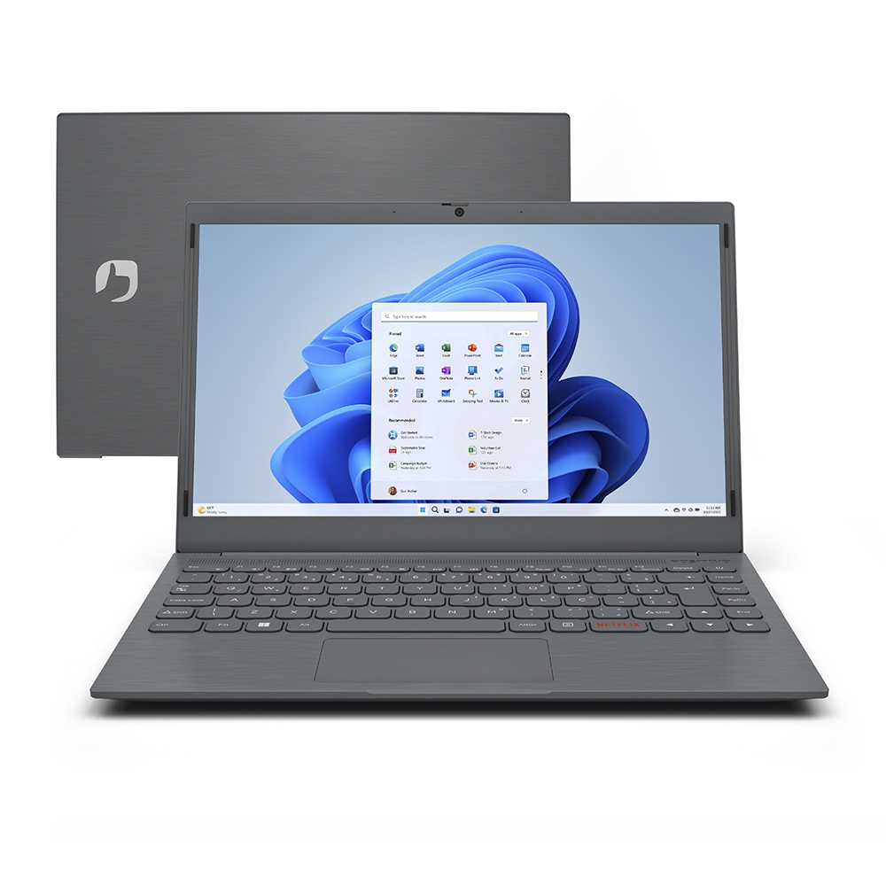 Notebook Positivo Motion Gray C464g-14 Intel®celeron® Dual Core