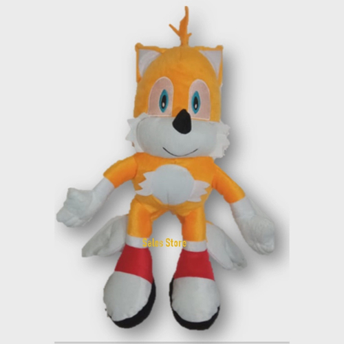 Boneco Pelúcia Sonic Tails Macio 50cm