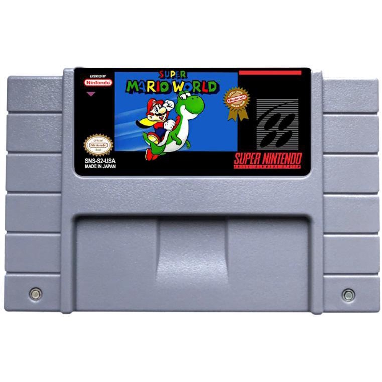 Cartucho Fita Jogo Super Mario World Super Nintendo Snes em