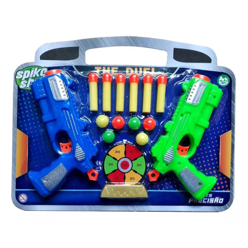 Pistola Nerf Lança Dardos Kit Arminha De Brinquedo Policia