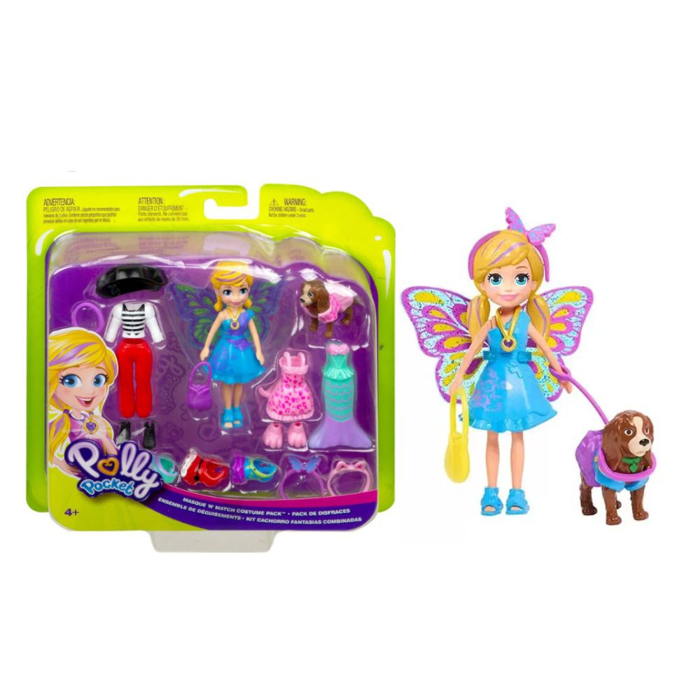 POLLY KIT POLLY + PET COM FANTASIAS - GDM15 - MATTEL –