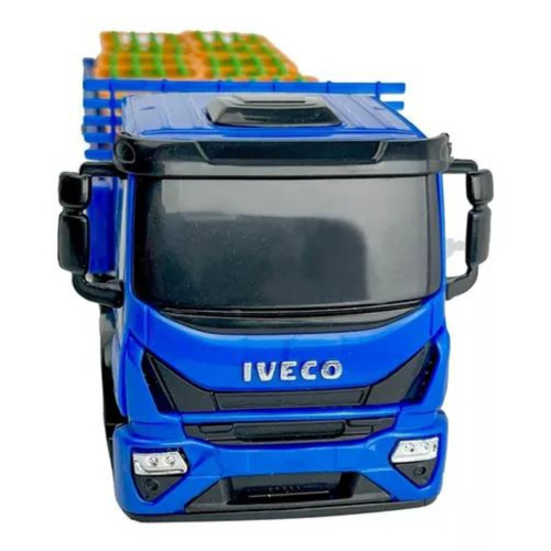 Caminhão de Brinquedo azul - IVECO Tector Dropside-ref 341 - USUAL