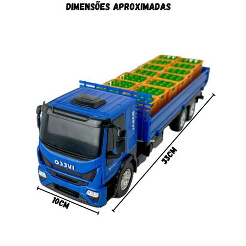 Caminhão de Refrigerante Iveco Tector Dropside 341 - Usual Brinquedos -  Happily Brinquedos