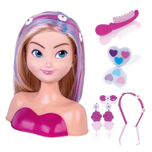 Boneca Para Pentear Maquiar Brinquedo Infantil Menina Negra - Bee Toys em  Promoção na Americanas