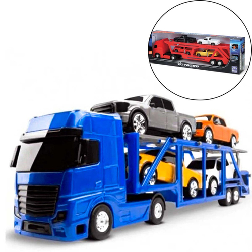 Brinquedo Caminhão Cegonheira Grande Carreta Carros Bs Toys em Promoção na  Americanas