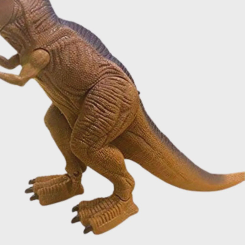 Dinossauro Toyng com Som, Luz e Fumaça T-Rex 15cm - Pequenos Travessos