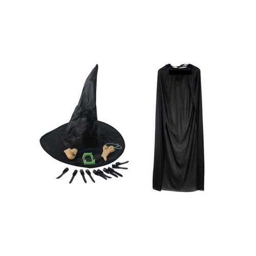 Conjunto Bruxa Adulto Halloween