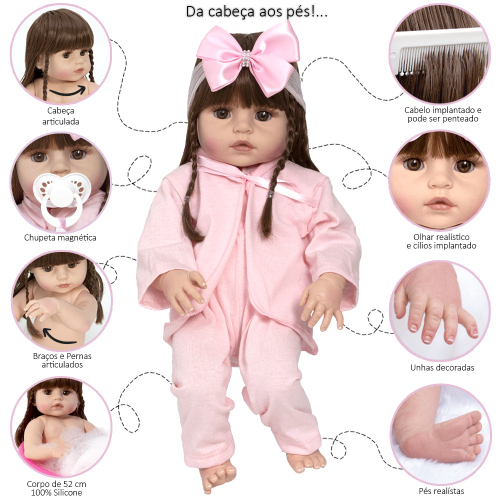 Boneca Reborn Barata Baby Alive 52 cm em Promoção na Americanas