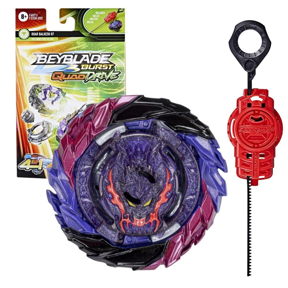 Pião Beyblade Quad Drive Starter Hasbro - F3338