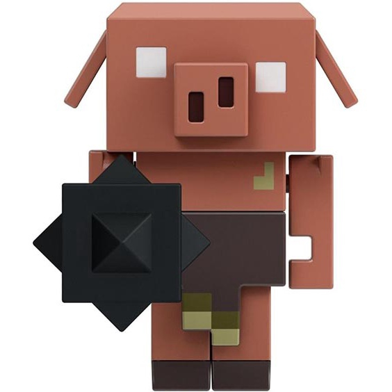 Boneco Minecraft Legends Golem De Madeira Lança Flecha + Nf