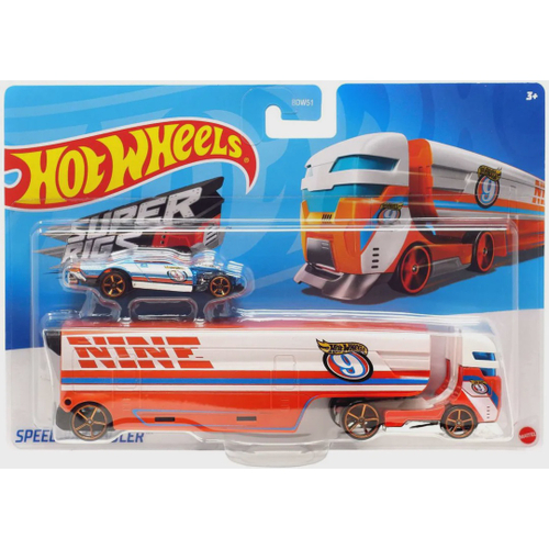 Caminhão Transportador Guincho Pista c/ 3 Carrinhos - Speedway Hauler Hot  Wheels City - Mattel