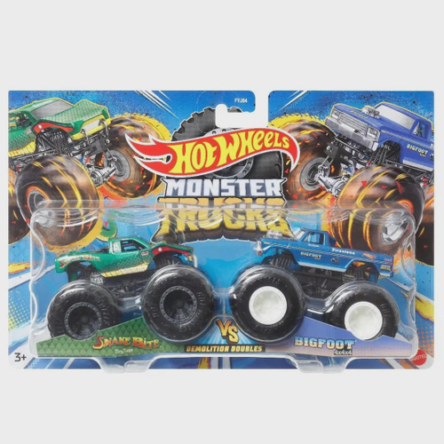 Carrinho Hot Wheels Monster Truck Pack Com 2 Fyj64 Mattel - Loja