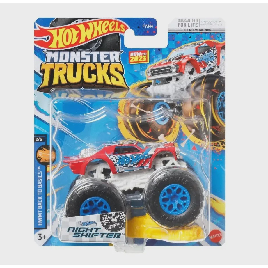 Kit 2x Hot Wheels Monster Trucks Brinquedo Carrinho Fyj44