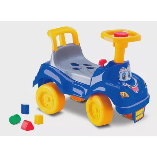 Totoka Andador Infantil Motoca Bebê Totokinha Triciclo - Azul ou