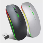 Mouse Sem Fio Recarregável Bluetooth 2.4ghz Usb Pc Notebook