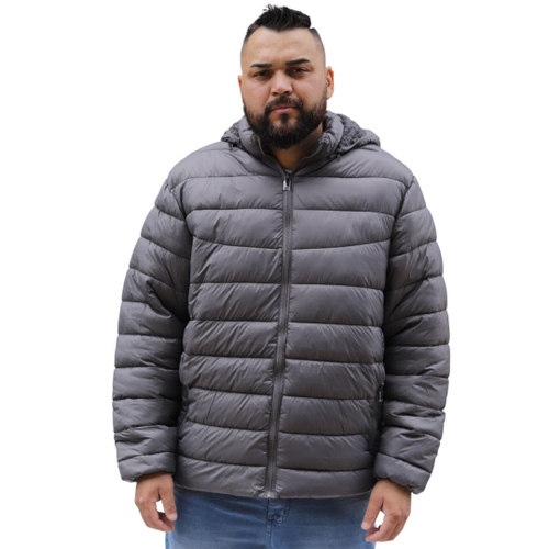 Jaqueta Nylon Masculina Forro Peluciado Plus Size Delkor 568021 na