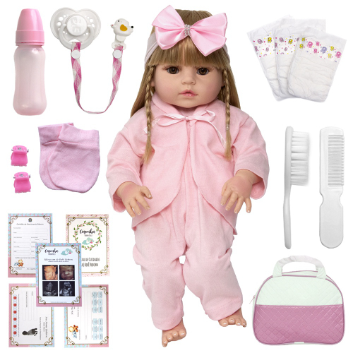 Bebê Reborn Boneca Baby Alive 100% Silicone Pode Dar Banho na Americanas  Empresas