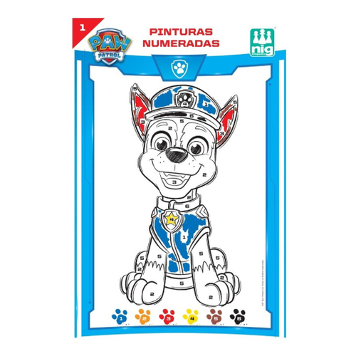 Kit De Pintura Patrulha Canina Educativo Infantil Jogo Educativo Colorir  Tinta Guache Menino Menina - Nig Brinquedos - Jogos Educativos - Magazine  Luiza