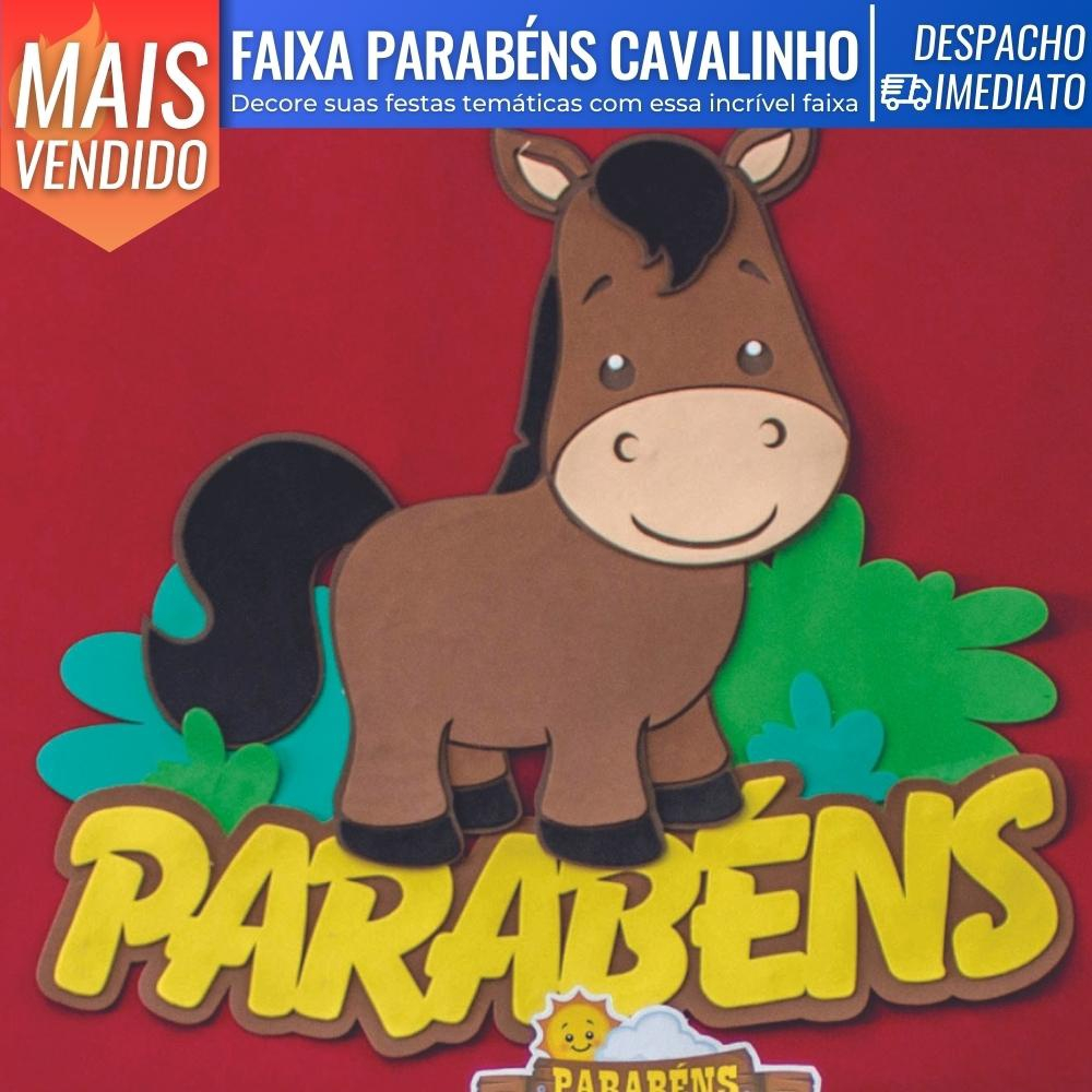 Painel Decorativo Parabéns eva Fazendinha Animais Cavalo Bixos Aniversário  Infantil 69x64cm em Promoção na Americanas