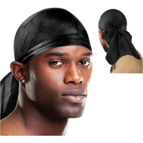 Durag Bandana Para Waves Preta - @esponjanudred - Bandana