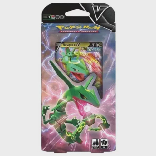 Carta Pokémon: Rayquaza gx Shiny Português copag + Brinde em