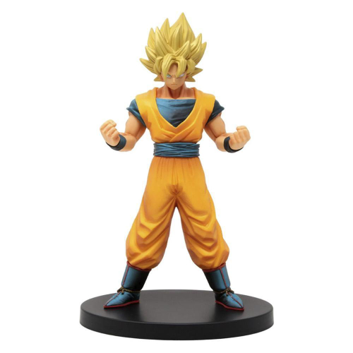 Boneco brinquedo articulado 14cm action figure removivel goku ssj