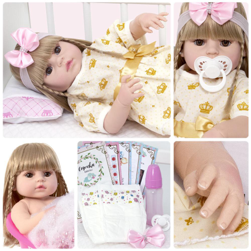 Boneca Bebê reborn original Yasmin - Baby Dollls - Boneca Reborn - Magazine  Luiza