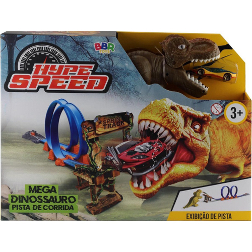 Dinossauro Lançador de Carrinhos Infantil - Bbr Toys