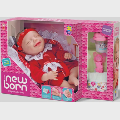 Lançamento!! Boneca Bebe Estilo Reborn Banho De Carinho 8045