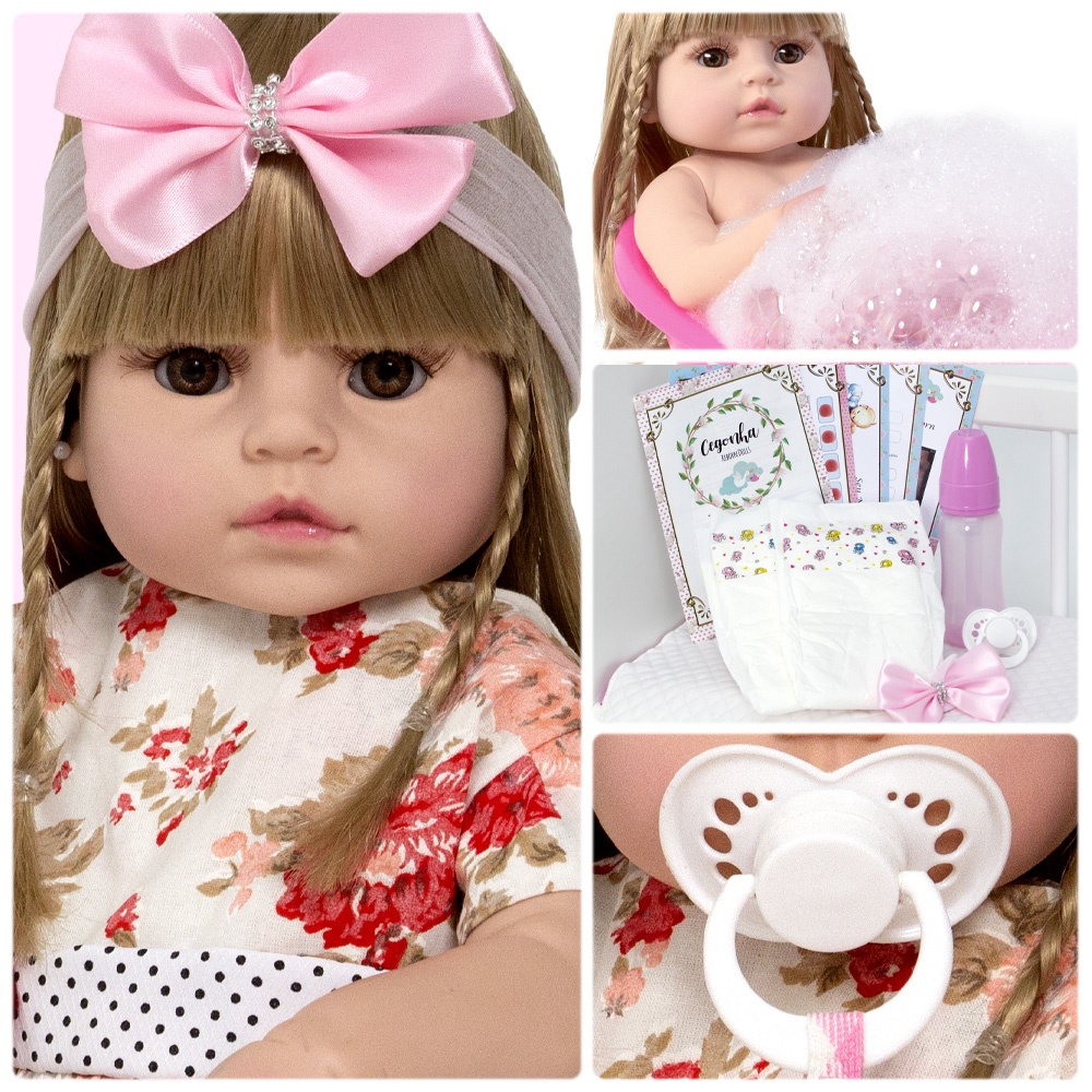 Boneca Thamires Bebe Reborn Silicone - Artigos infantis - Floresta,  Fortaleza 1224839352