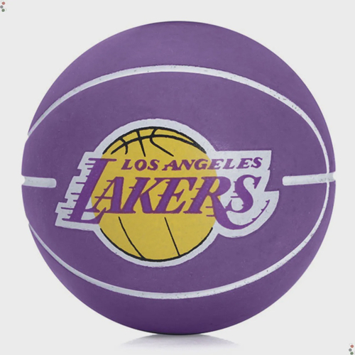 Bola de Basquete Wilson NBA Los Angeles Lakers Team Tiedye #7 - Preto+Roxo