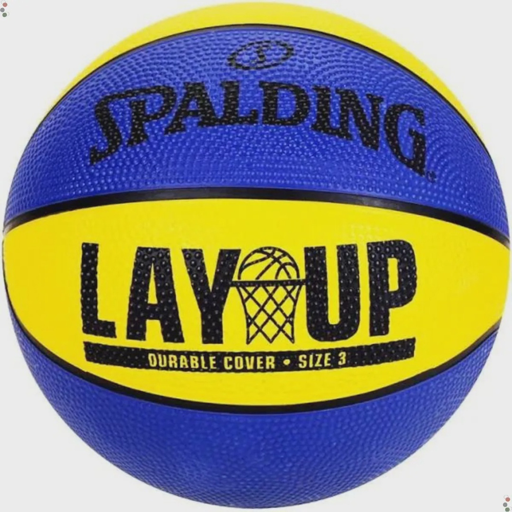 Mini Bola De Basquete Spalding Lay Up Tam 3 Am/Az e Lr/ Pt na