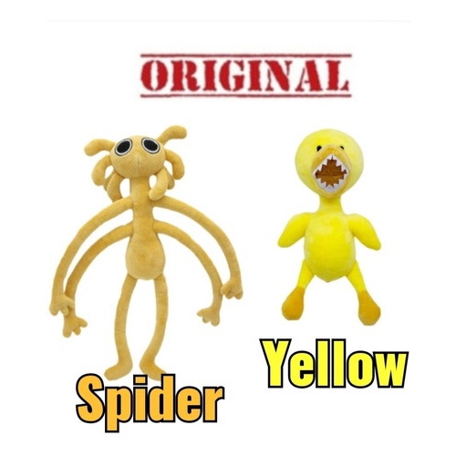 Kit Pelúcia Rainbow Friend Roblox Yellow Spider Pato Amarelo