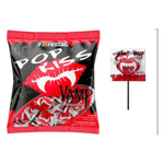 Pirulito Pop Kiss Vampiro Morango C/50 Un - 500g