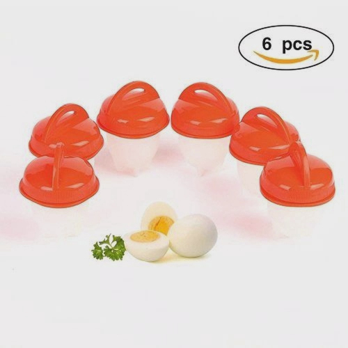 Jogo De Formas Silicone Para Cozinhar Ovos Recheados Cozidos