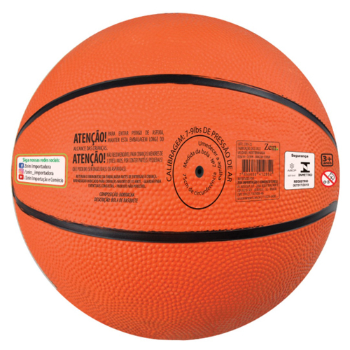 Bola de Basquete Oficial Sports Laranja Basket Ball em Promoção na  Americanas