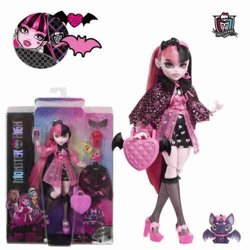 Monster High Boneca e de Moda Conjunto , Boneca Draculaura, Segredos S