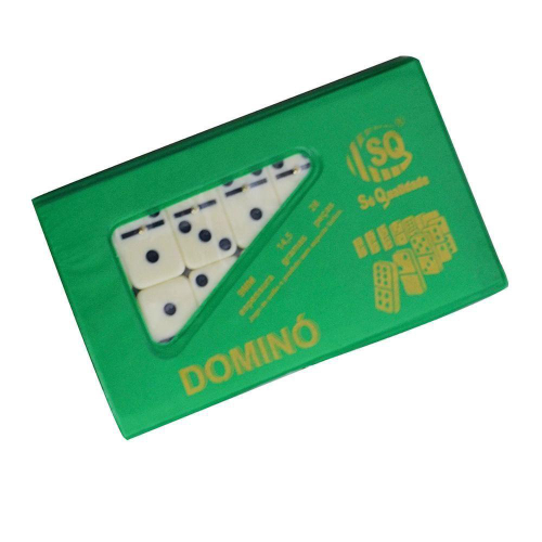 Domino Profissional De Osso: Estojo Com 28 Peças Para Jogos