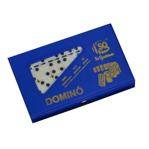 Jogo De Domino De Osso Profissional 28 Peças Com Estojo